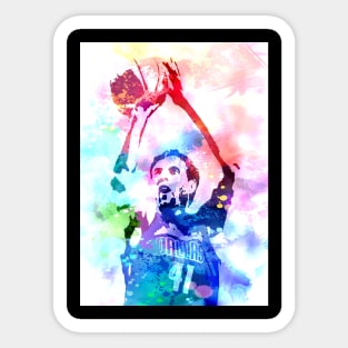 Dirk Nowitzki Watercolor Sticker